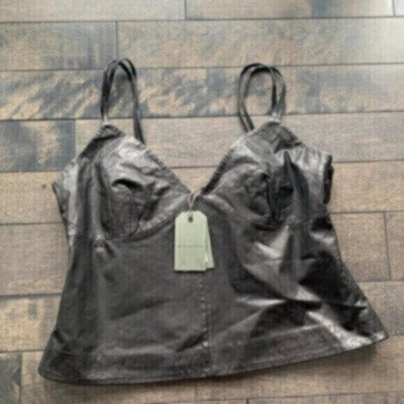 All Saints Sloane Leather Cami - new with tags - Picture 4 of 6